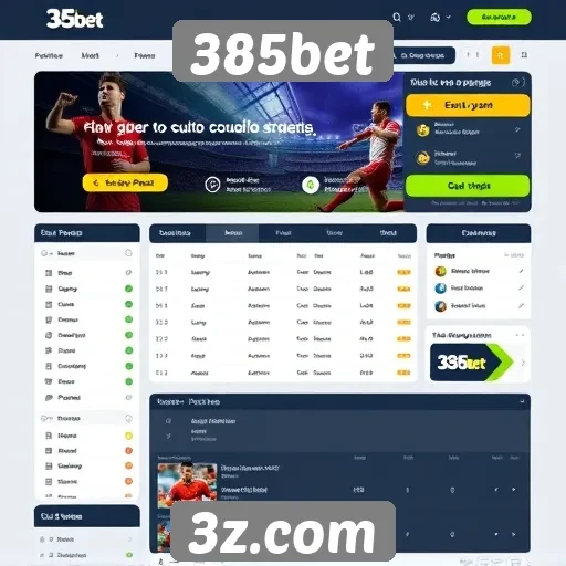 Plataforma do 385bet tem interface amigável e acessível