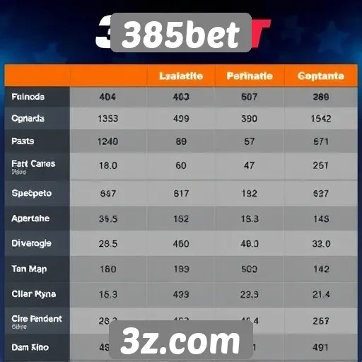 Comparativo entre 385bet e outros sites de apostas