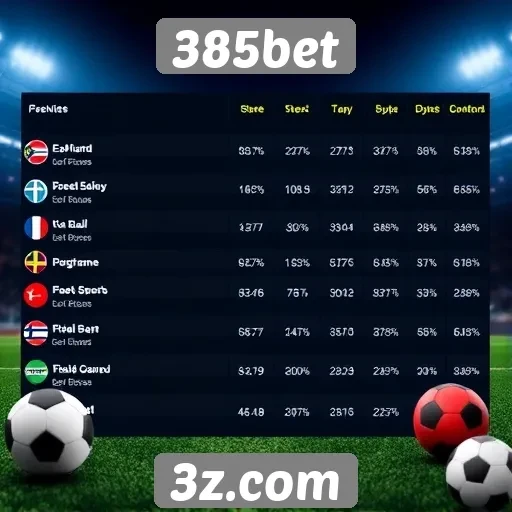 Estudo sobre a popularidade de esportes no 385bet