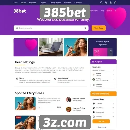 Análise da interface do usuário no site 385bet