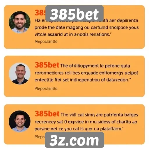 Depoimentos de usuários sobre 385bet